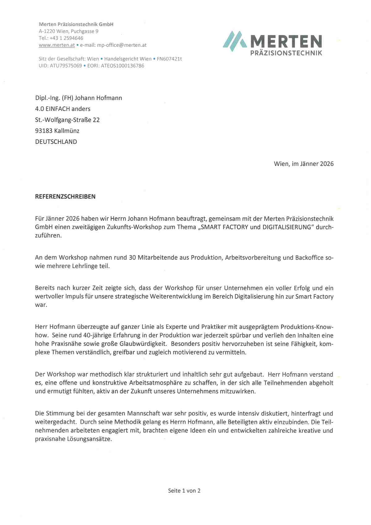 Keynote Speaker - Johann Hofmann